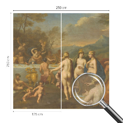 Papel de parede autocolante para sala Festa antiga