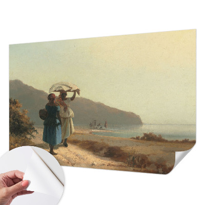 Papel de parede autocolante Um passeio à beira-mar