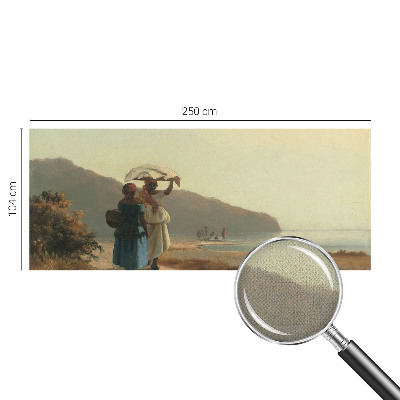 Papel de parede autocolante Um passeio à beira-mar