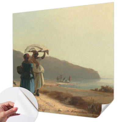 Papel de parede autocolante Um passeio à beira-mar