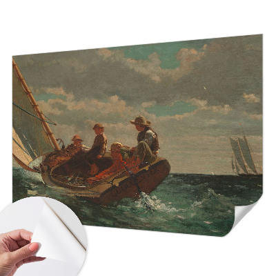 Papel de parede 3D com estampa de expedição marítima