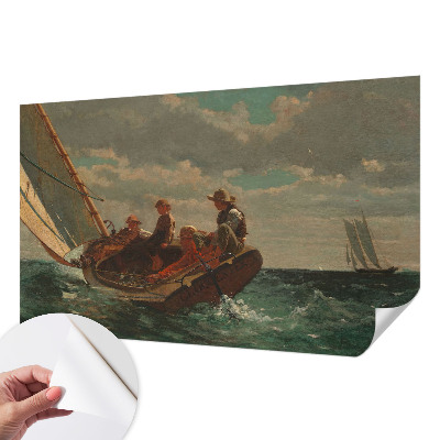 Papel de parede 3D com estampa de expedição marítima