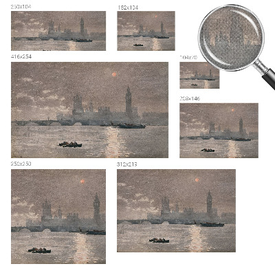 Papel de parede para criança Panorama noturno