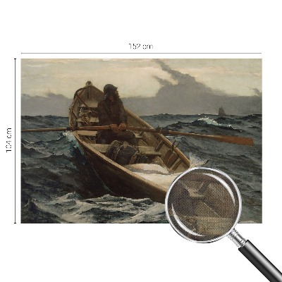 Papel de parede autocolante para sala Pescador no mar