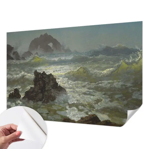 Papel de parede autocolante para quarto com estampa