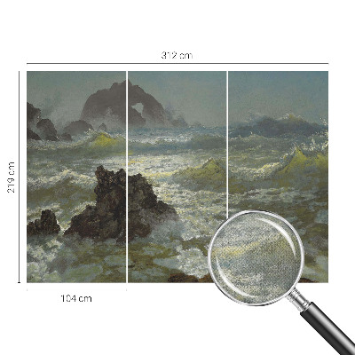 Papel de parede autocolante para quarto Mar tempestuoso