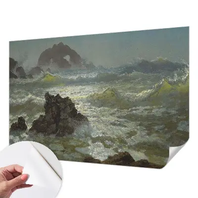 Papel de parede autocolante para quarto com estampa 