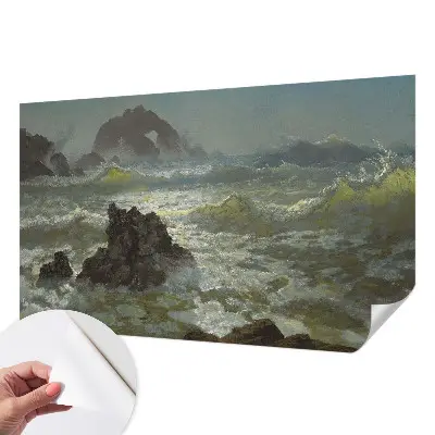 Papel de parede autocolante para quarto com estampa 