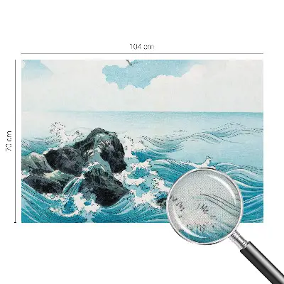 Autocolante de parede fotográfico com cena marítima