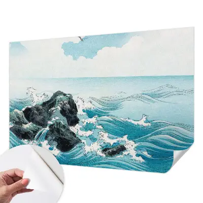 Autocolante de parede fotográfico com cena marítima