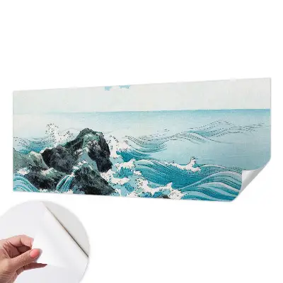 Autocolante de parede fotográfico com cena marítima