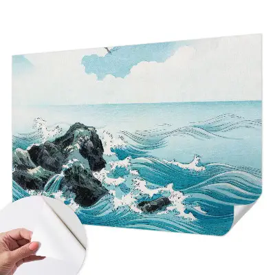 Autocolante de parede fotográfico com cena marítima