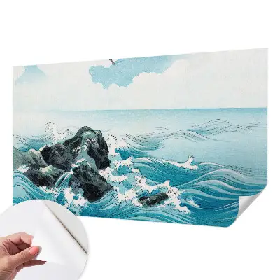 Autocolante de parede fotográfico com cena marítima