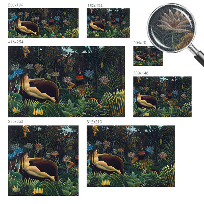 Papel de parede para criança com estampa de selva exótica