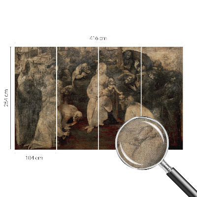 Papel de parede infantil Encontro espiritual