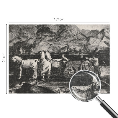 Papel de parede autocolante Cena de aldeia