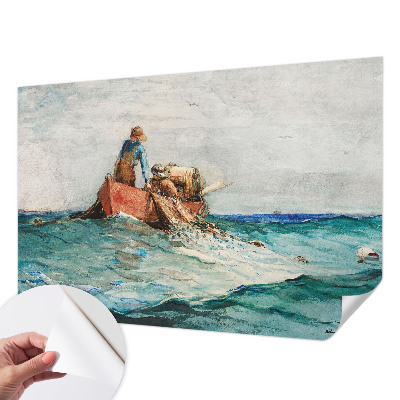 Papel de parede autocolante para sala com envio por expedição marítima