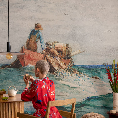 Papel de parede autocolante para sala Expedição marítima