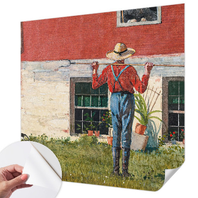 Papel de parede autocolante para quarto Cena de aldeia