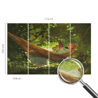 Autocolante de parede fotográfico Relaxando em uma rede