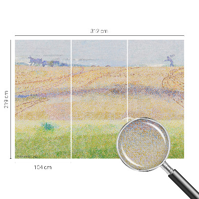 Papel de parede para criança com estampa Campo de verão