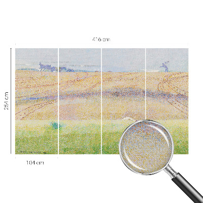 Papel de parede para criança com estampa Campo de verão