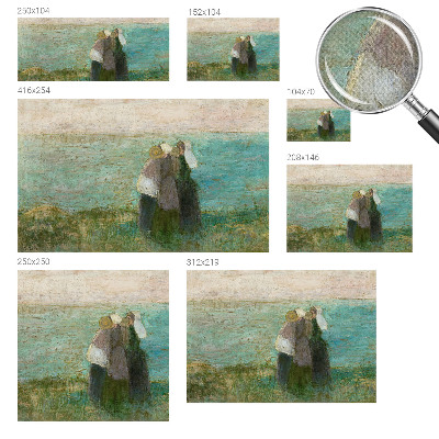 Papel de parede infantil Reflexo à beira-mar