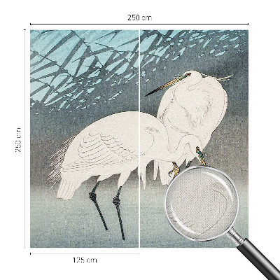 Papel de parede autocolante para sala Pássaros delicados