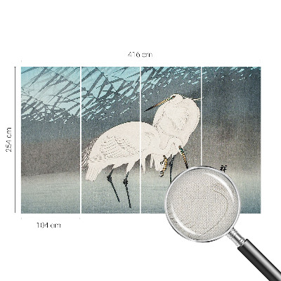 Papel de parede autocolante para sala Pássaros delicados