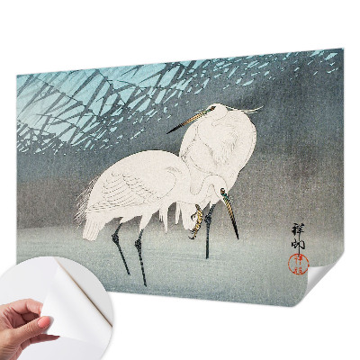 Papel de parede autocolante para sala Pássaros delicados