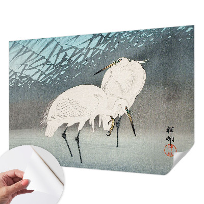 Papel de parede autocolante para sala Pássaros delicados