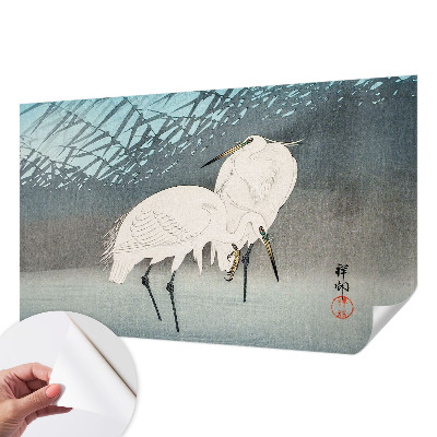 Papel de parede autocolante para sala Pássaros delicados