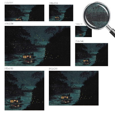 Autocolante de parede fotográfico Luzes da noite