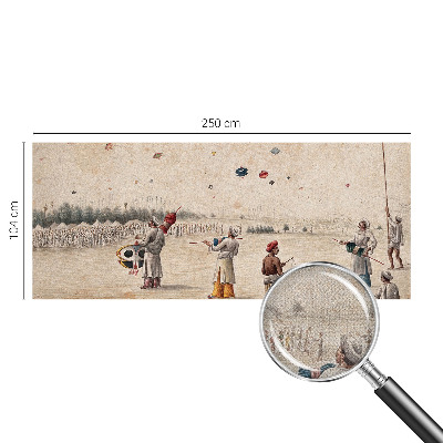 Papel de parede autocolante Pipas voando