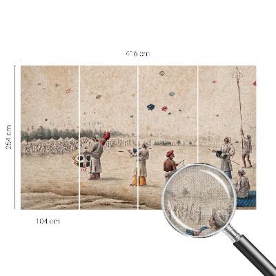 Papel de parede autocolante Pipas voando