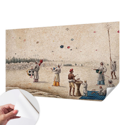 Papel de parede autocolante Pipas voando