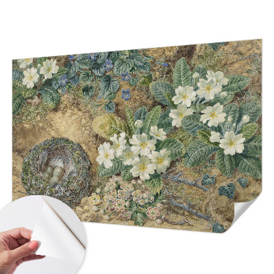 Papel de parede 3D com estampa Composição de primavera