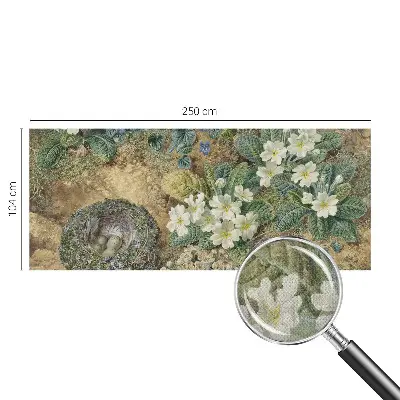 Papel de parede 3D com estampa Composição de primavera