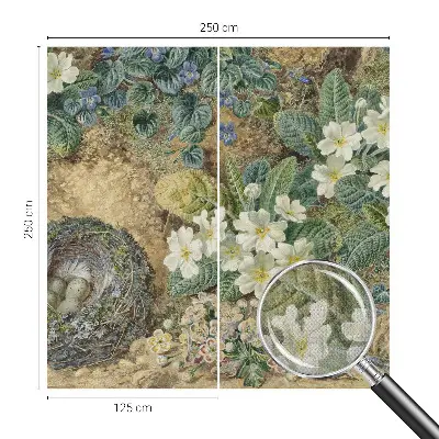 Papel de parede 3D com estampa Composição de primavera