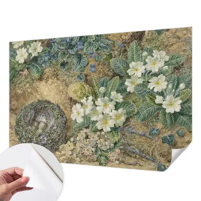 Papel de parede 3D com estampa Composição de primavera