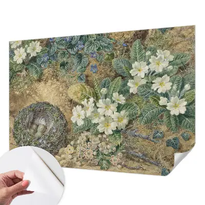Papel de parede 3D com estampa Composição de primavera