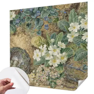 Papel de parede 3D com estampa Composição de primavera