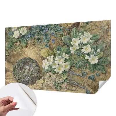 Papel de parede 3D com estampa Composição de primavera