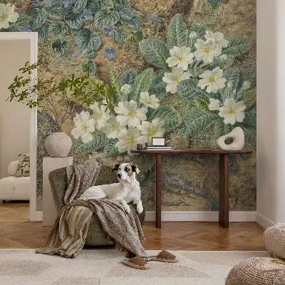 Papel de parede 3D com estampa Composição de primavera