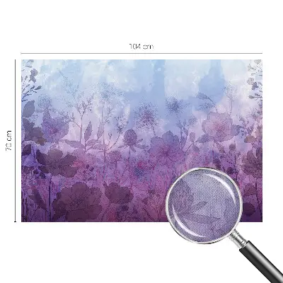 Papel de parede para criança com padrão de flores em tons pastel