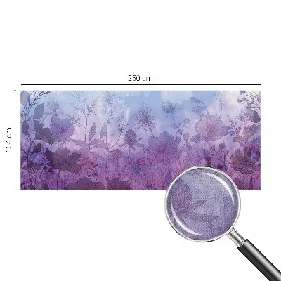 Papel de parede para criança com padrão de flores em tons pastel