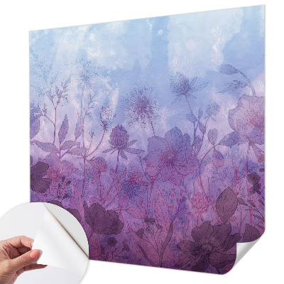 Papel de parede para criança Flores em tons pastel