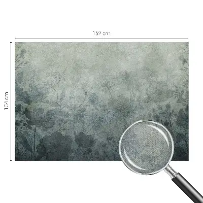 Papel de parede autocolante para sala com padrão de elegância vegetal
