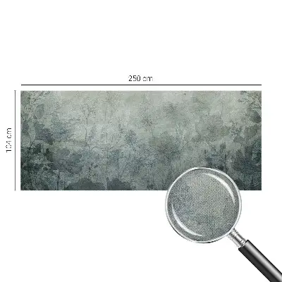 Papel de parede autocolante para sala com padrão de elegância vegetal
