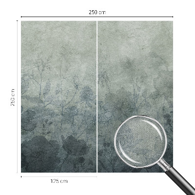 Papel de parede autocolante para sala Elegância vegetal